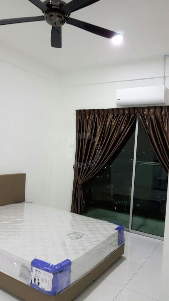 jentayu residensi 3 rooms  condominium 954 square feet built-up rental price rm 1,500 on jalan tampoi johor bahru johor malaysia #794