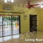 ehsan jaya 4 rooms double storey link residence 1540 square foot built-up lease price rm 1,300 at jalan ej 2/x, taman ehsan jaya, johor, malaysia #947