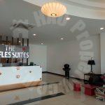 raffles suites  serviced apartment 700 square-feet builtup rent at rm 1,400 on persisiran sutera danga bandar uda utama johor bahru #1146